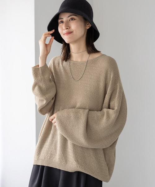 LEPSIM(レプシィム)の「バスクバケットハット 964164(ハット・レディース・ブラック/アイボリー/ダークブラウン・ONE SIZE)」の6枚目の写真