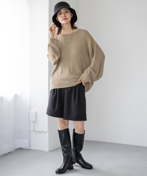 LEPSIM(レプシィム)の「バスクバケットハット 964164(ハット・レディース・ブラック/アイボリー/ダークブラウン・ONE SIZE)」の9枚目の写真