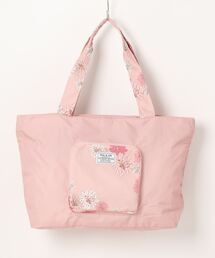 【PAUL & JOE ACCESSOIRES /ポール アンド ジョー アクセソワ 】 クリザンテーム柄 折りたたみトートバッグ