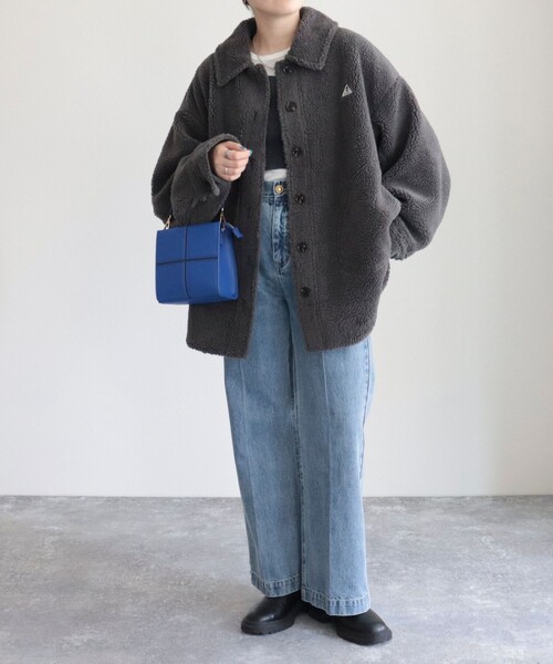 fredy emue（フレディエミュ）の「クロスはぎ2wayショルダーバッグ（ショルダーバッグ・レディース・ブラック/ブルー/ベージュ系その他4・FREE）」の4枚目の写真