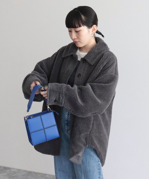 fredy emue（フレディエミュ）の「クロスはぎ2wayショルダーバッグ（ショルダーバッグ・レディース・ブラック/ブルー/ベージュ系その他4・FREE）」の6枚目の写真