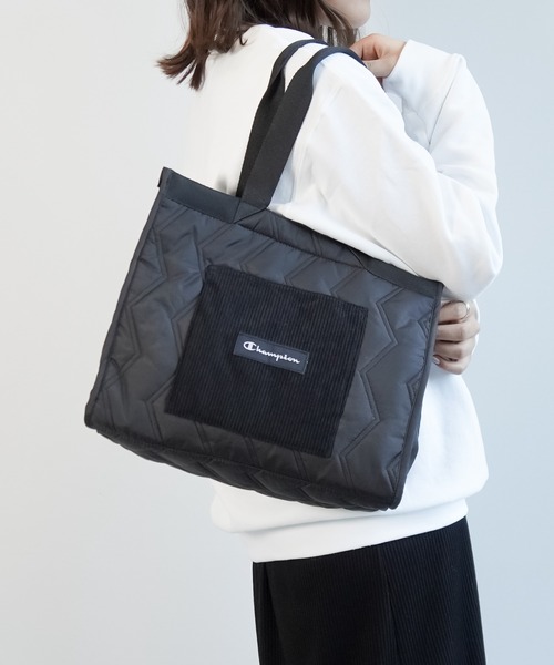セール】Champion/チャンピオン キルティー トートバッグ A4