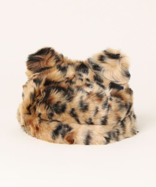 Casselini(キャセリーニ)の「Casselini キッズ くまねこロシア帽 232-110719(ニットキャップ/ビーニー・キッズ・マルチ/ブラック・FREE)」の10枚目の写真