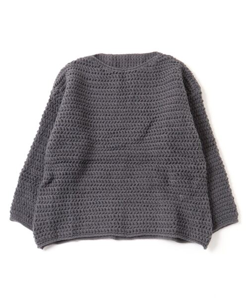 gossip！ロサンゼルス（ゴシップロサンゼルス）の「オーバーサイズ ローゲージニット（ニット/セーター・レディース・グレー/グリーン/ピンク/ホワイト/ベージュ・FREE）」の18枚目の写真