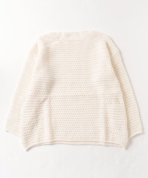 gossip！ロサンゼルス（ゴシップロサンゼルス）の「オーバーサイズ ローゲージニット（ニット/セーター・レディース・グレー/グリーン/ピンク/ホワイト/ベージュ・FREE）」の17枚目の写真