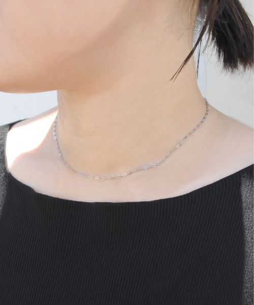 ieLS（イエルズ）の「金属アレルギー対応「ieLS」ステンレス　デイリーチェーンネックレス <グロス>（ネックレス・レディース・シルバー系2/シルバー/ゴールド/シルバー系3・52cm/45cm/39cm/52㎝）」の5枚目の写真