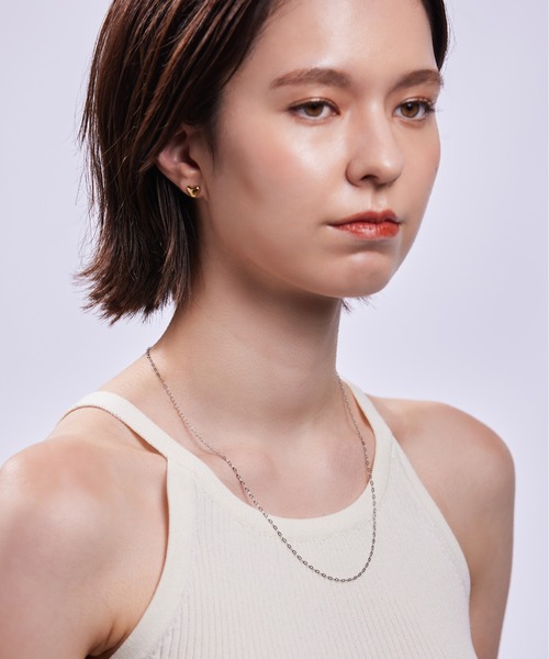 ieLS（イエルズ）の「金属アレルギー対応「ieLS」ステンレス　デイリーチェーンネックレス <グロス>（ネックレス・レディース・シルバー系2/シルバー/ゴールド/シルバー系3・52cm/45cm/39cm/52㎝）」の6枚目の写真