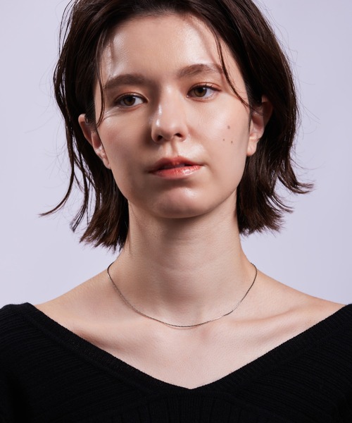 ieLS（イエルズ）の「金属アレルギー対応「ieLS」ステンレス　デイリーチェーンネックレス <グロス>（ネックレス・レディース・シルバー系2/シルバー/ゴールド/シルバー系3・52cm/45cm/39cm/52㎝）」の7枚目の写真