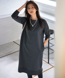 【WEB限定】コクーンシルエット ニットワンピース