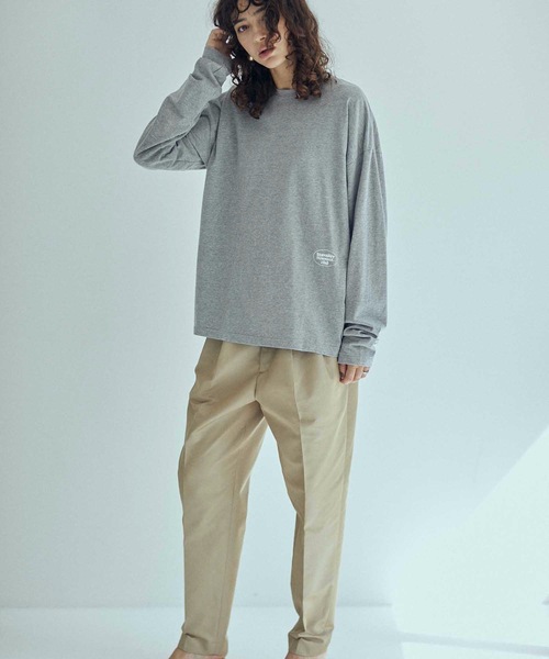 SEA(シー)の「Seavally Mountain Club GRAPHIC L/S TEE(Tシャツ/カットソー・レディース・ホワイト/グレー・0/1/2)」の3枚目の写真