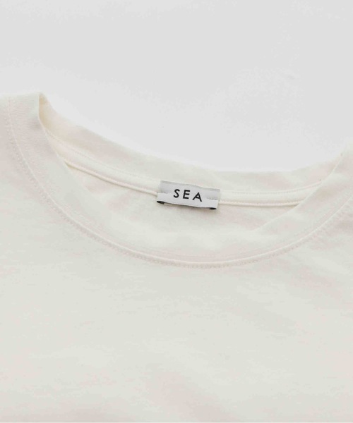 SEA(シー)の「Seavally Mountain Club GRAPHIC L/S TEE(Tシャツ/カットソー・レディース・ホワイト/グレー・0/1/2)」の5枚目の写真
