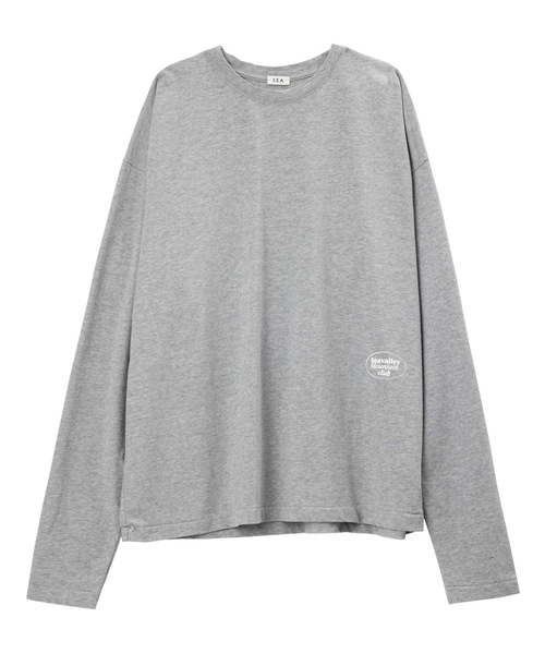 SEA(シー)の「Seavally Mountain Club GRAPHIC L/S TEE(Tシャツ/カットソー・レディース・ホワイト/グレー・0/1/2)」の9枚目の写真