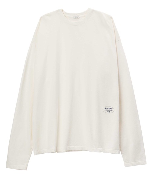 SEA(シー)の「Seavally Mountain Club GRAPHIC L/S TEE(Tシャツ/カットソー・レディース・ホワイト/グレー・0/1/2)」の12枚目の写真