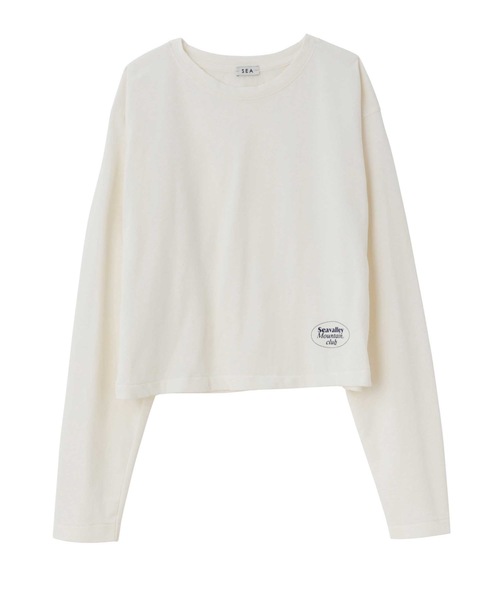 SEA(シー)の「Seavally Mountain Club GRAPHIC L/S TEE(Tシャツ/カットソー・レディース・ホワイト/グレー・0/1/2)」の11枚目の写真