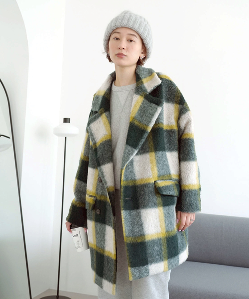 SLOBE citron.（スローブシトロン）の「SLOBE citron.シャギーチェック