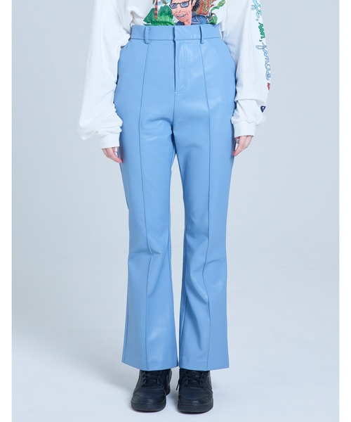 Little sunny bite(リトルサニーバイト)の「fake leather pants(その他パンツ・レディース・クリーム/オレンジ/ブルー・MEDIUM/SMALL)」の3枚目の写真