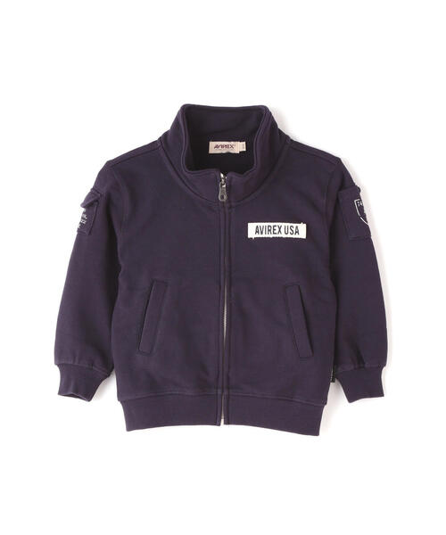 AVIREX アウター　セットアップ NAVAL STAND COLLAR ZIP KNIT JACKET / ネイバル スタンド