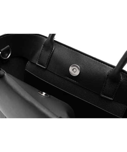 DEVICE(デバイス)の「Rename ボートシェイプ 2WAY ミニトートバッグ ショルダーバッグ(トートバッグ・レディース・ブラック・FREE)」の4枚目の写真