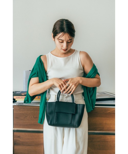 DEVICE(デバイス)の「Rename ボートシェイプ 2WAY ミニトートバッグ ショルダーバッグ(トートバッグ・レディース・ブラック・FREE)」の12枚目の写真