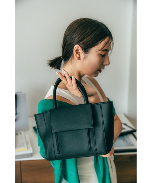 DEVICE(デバイス)の「Rename ボートシェイプ 2WAY ミニトートバッグ ショルダーバッグ(トートバッグ・レディース・ブラック・FREE)」の14枚目の写真