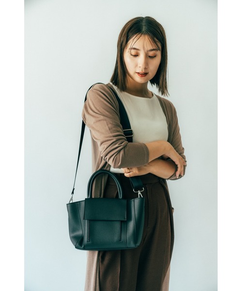 DEVICE(デバイス)の「Rename ボートシェイプ 2WAY ミニトートバッグ ショルダーバッグ(トートバッグ・レディース・ブラック・FREE)」の16枚目の写真