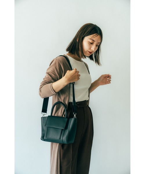 DEVICE(デバイス)の「Rename ボートシェイプ 2WAY ミニトートバッグ ショルダーバッグ(トートバッグ・レディース・ブラック・FREE)」の17枚目の写真