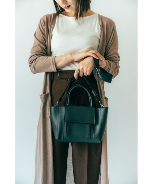 DEVICE(デバイス)の「Rename ボートシェイプ 2WAY ミニトートバッグ ショルダーバッグ(トートバッグ・レディース・ブラック・FREE)」の21枚目の写真