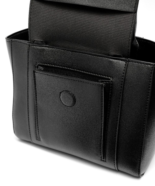 DEVICE(デバイス)の「Rename ボートシェイプ 2WAY ミニトートバッグ ショルダーバッグ(トートバッグ・レディース・ブラック・FREE)」の9枚目の写真