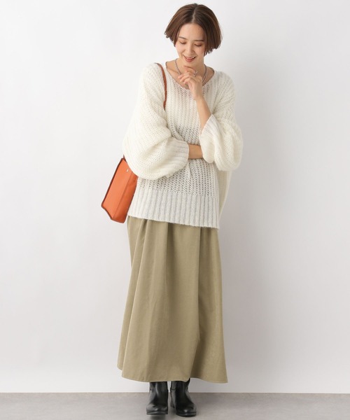 LEPSIM（レプシィム）の「切り替えギャザーキャミワンピース2　983211（ワンピース・レディース・ベージュ/グレー・FREE）」の8枚目の写真