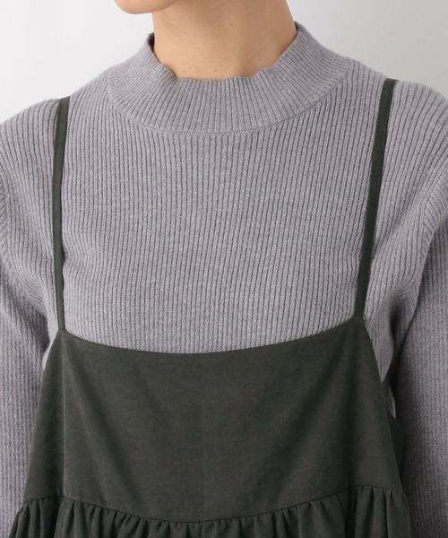 LEPSIM（レプシィム）の「切り替えギャザーキャミワンピース2　983211（ワンピース・レディース・ベージュ/グレー・FREE）」の12枚目の写真