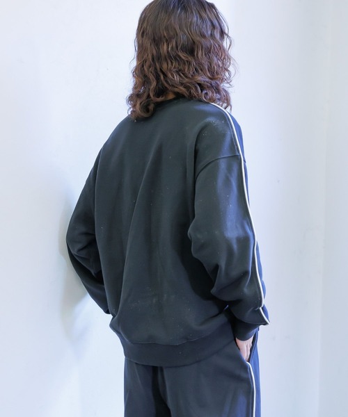 PBLIM（ページボーイリム）の「PBLIM/カラーパイピングスウェット（スウェット・レディース・グレー/ネイビー・SMALL/MEDIUM）」の13枚目の写真