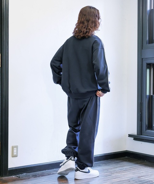 PBLIM（ページボーイリム）の「PBLIM/カラーパイピングスウェット（スウェット・レディース・グレー/ネイビー・SMALL/MEDIUM）」の16枚目の写真