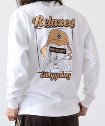 MODISH GAZE スモーキングガールRelaxed裏毛スウェット