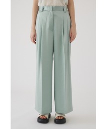 Loose satin slacks