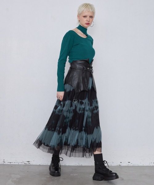 casane（カサネ）の「タイダイチュールスカート（スカート）」 - WEAR