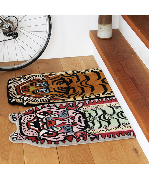 TIBETAN TIGER RUG H2-75 チベタン タイガー ラグ（ラグ/マット