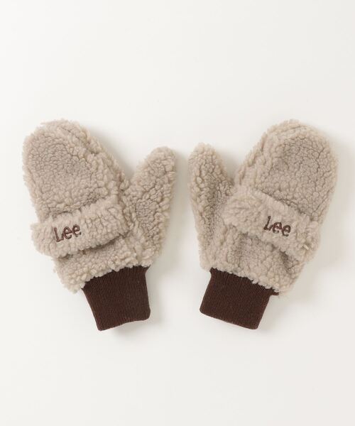 Lee(リー)の「【Lee】BOA GLOVE(手袋・レディース・ベージュ/ブラック/グレー/アイボリー・M)」の4枚目の写真