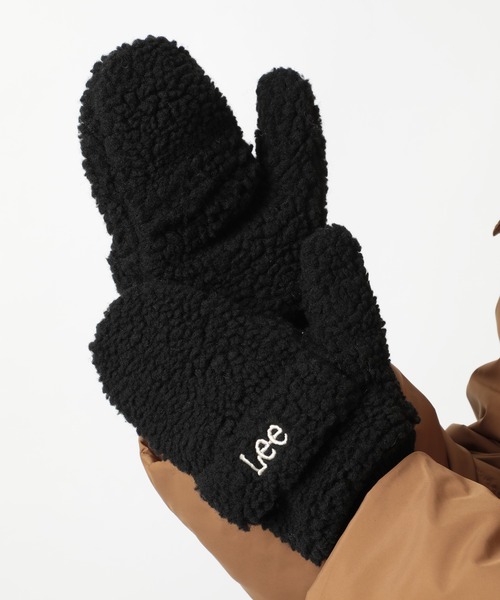 Lee(リー)の「【Lee】BOA GLOVE(手袋・レディース・ベージュ/ブラック/グレー/アイボリー・M)」の1枚目の写真