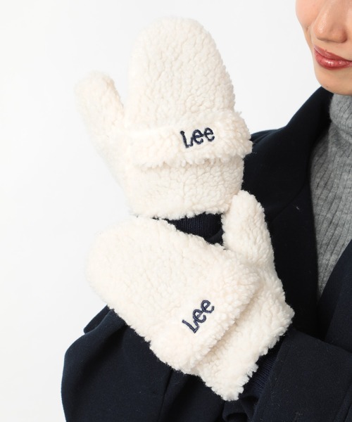 Lee(リー)の「【Lee】BOA GLOVE(手袋・レディース・ベージュ/ブラック/グレー/アイボリー・M)」の6枚目の写真