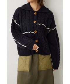 【新品】メゾンスペシャル プライムオーバー和紙ダメージチルデンVネックニット UNISEX》Prime-Over Japanese Paper Damaged Tilden V-Neck Knit