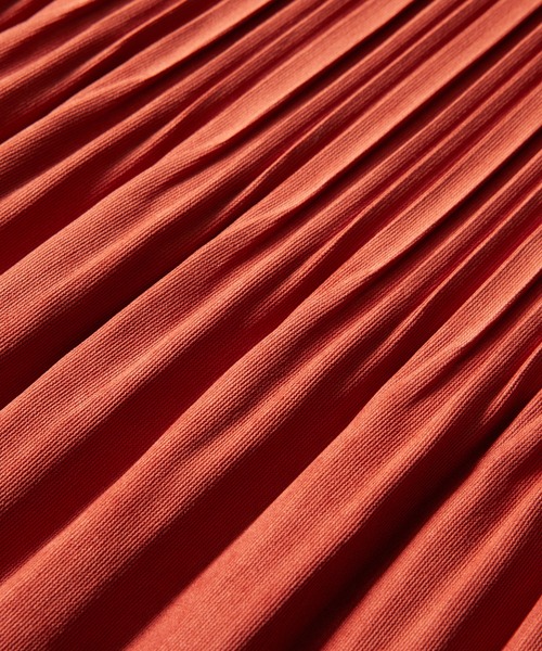 un dix cors（アンディコール）の「消しプリーツロングスカート（スカート・レディース・ネイビー/オレンジ/グリーン・FREE）」の20枚目の写真