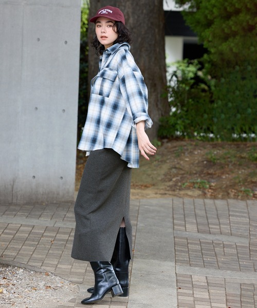 コカトレア セール】ミラノリブナロースカート（スカート）｜coca（coca）（コカ