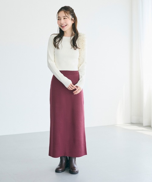 セール】ミラノリブナロースカート（スカート）｜coca（coca）（コカ