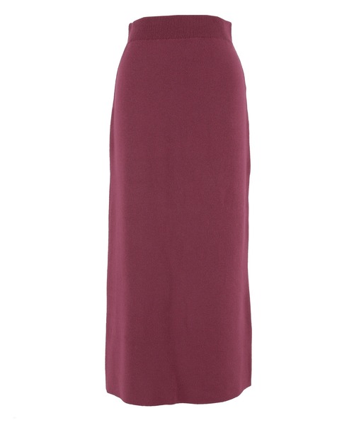 coca（coca）（コカ）の「ミラノリブナロースカート（スカート・レディース・グリーン/ライトグリーン/アイボリー/ブラック/グレイッシュベージュ/パープル/ピンク/オートミール/ベージュ/チャコール/ワイン・ONE SIZE/L/M/S/XL）」の20枚目の写真