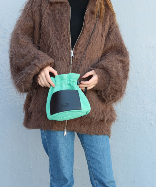 SPRUCE（スプルース）の「<SPRUCE/スプルス>マレ巾着ショルダー（ショルダーバッグ・レディース・ブラック/グリーン/ラベンダー・ONE SIZE）」の10枚目の写真