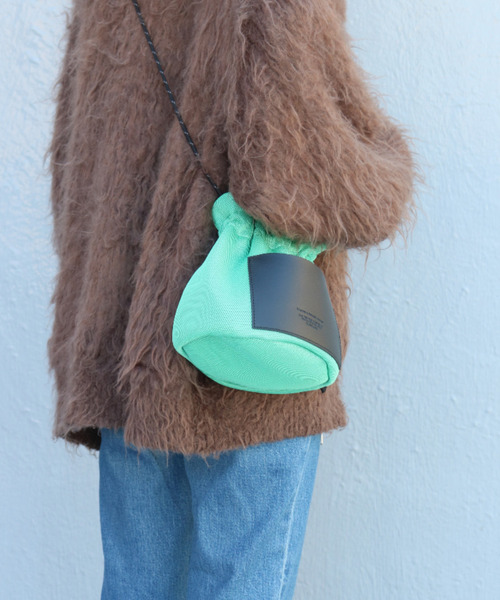 SPRUCE（スプルース）の「<SPRUCE/スプルス>マレ巾着ショルダー（ショルダーバッグ・レディース・ブラック/グリーン/ラベンダー・ONE SIZE）」の9枚目の写真