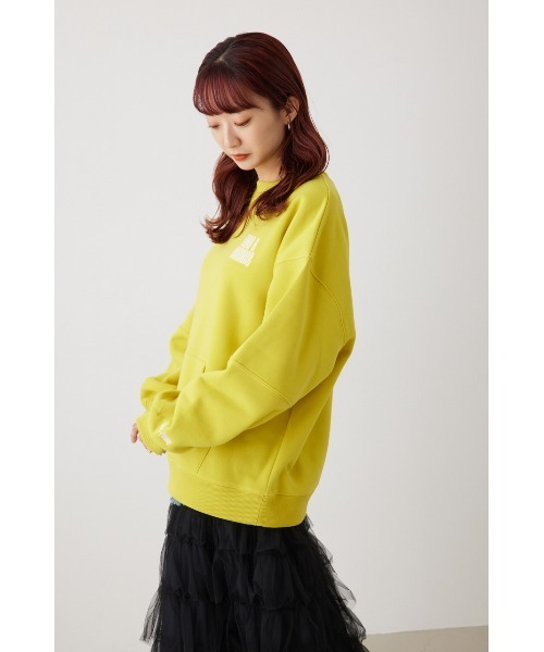 RODEO CROWNS WIDE BOWL（ロデオクラウンズワイドボウル）の「TAC アーム スウィッチングスウェット（Tシャツ/カットソー・レディース・オフホワイト/ネイビー/杢グレー/ライトグリーン・FREE）」の12枚目の写真