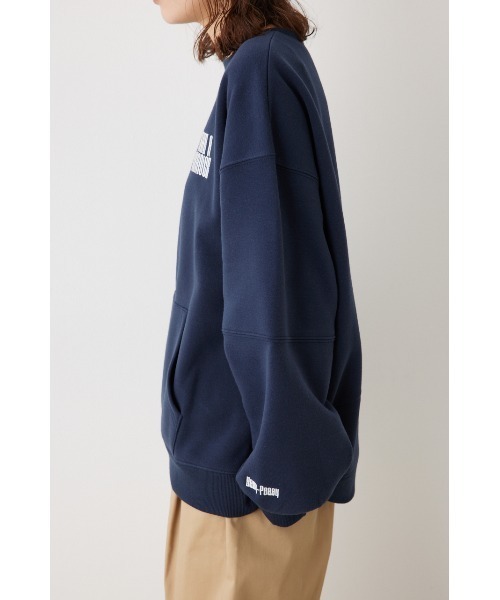 RODEO CROWNS WIDE BOWL（ロデオクラウンズワイドボウル）の「TAC アーム スウィッチングスウェット（Tシャツ/カットソー・レディース・オフホワイト/ネイビー/杢グレー/ライトグリーン・FREE）」の8枚目の写真