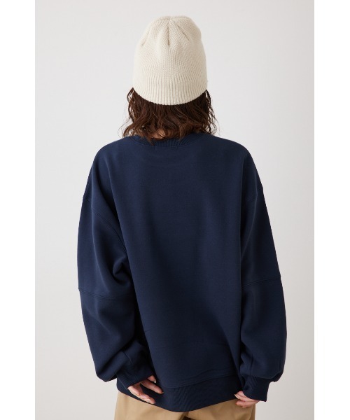 RODEO CROWNS WIDE BOWL（ロデオクラウンズワイドボウル）の「TAC アーム スウィッチングスウェット（Tシャツ/カットソー・レディース・オフホワイト/ネイビー/杢グレー/ライトグリーン・FREE）」の6枚目の写真