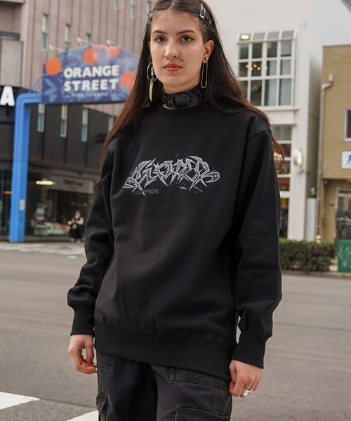 RIPPER（リッパー）の「【RIPPER】ロゴ グラフィック トレーナー 